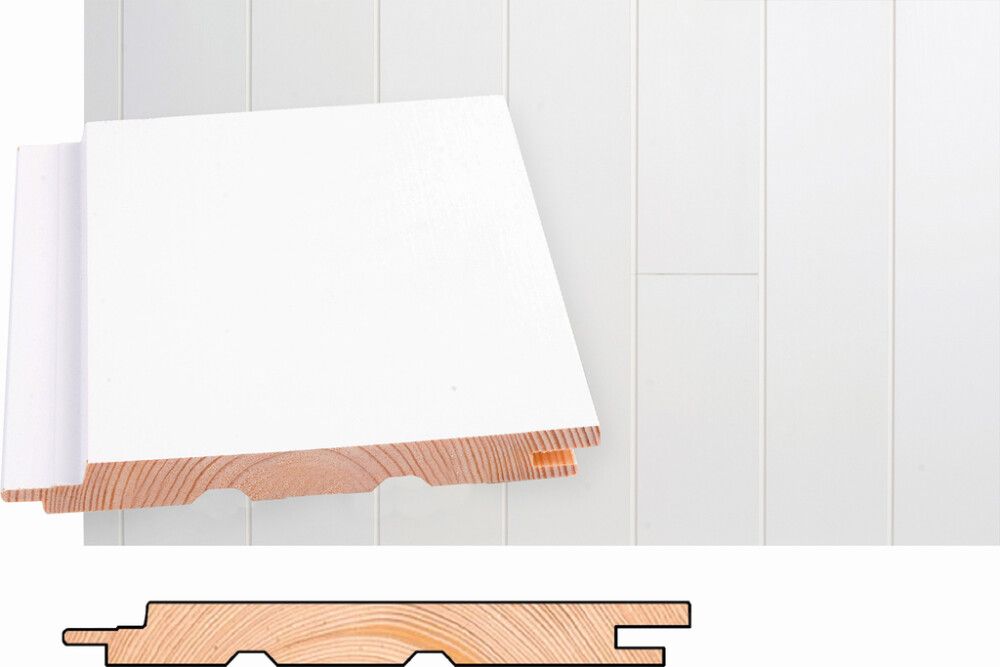 Paneeli Maler STS-3 Mänty Lumi 14 x 145 x 2100 mm