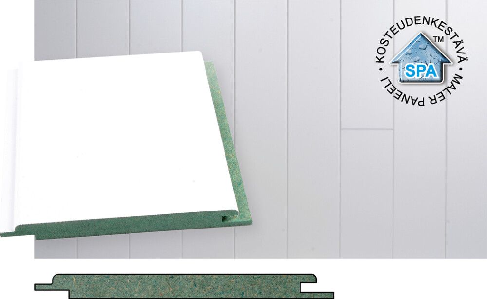 Sisustuspaneeli Maler SPA Valkoinen STP-0 10 x 120 x 2070 mm