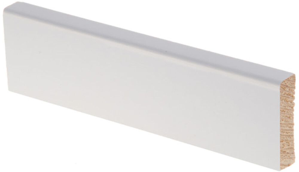 Peitelista Maler Mänty Valkoinen 12 x 42 x 2200 mm