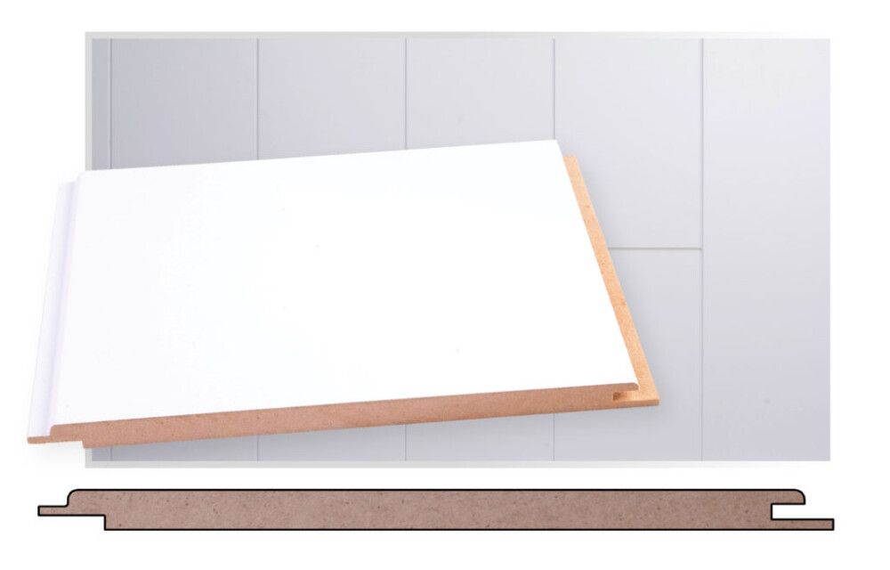 Kattopaneeli Maler E0 MDF Lumi STP-0 10 x 185 x 2070 mm