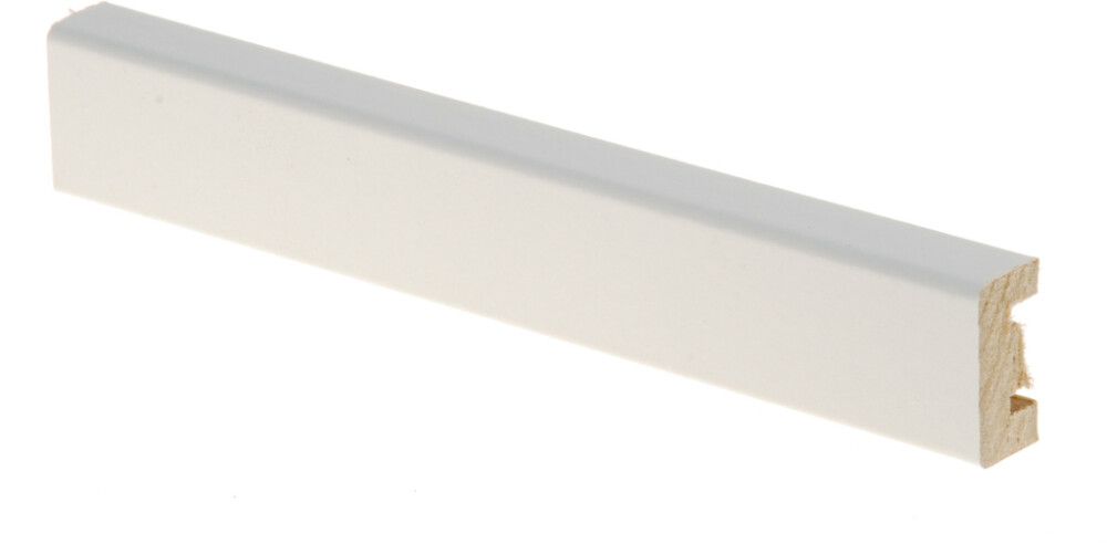 Peitelista Maler MDF Valkoinen 12 x 25 x 2800 mm