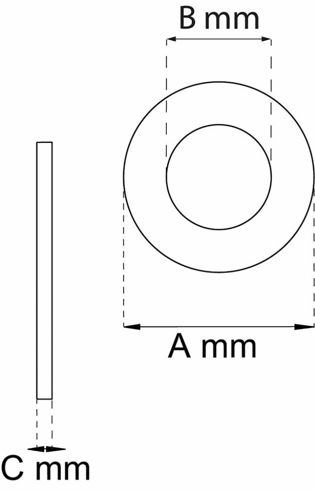 Korotusrengas Habo 250 teräs Ø 14 mm