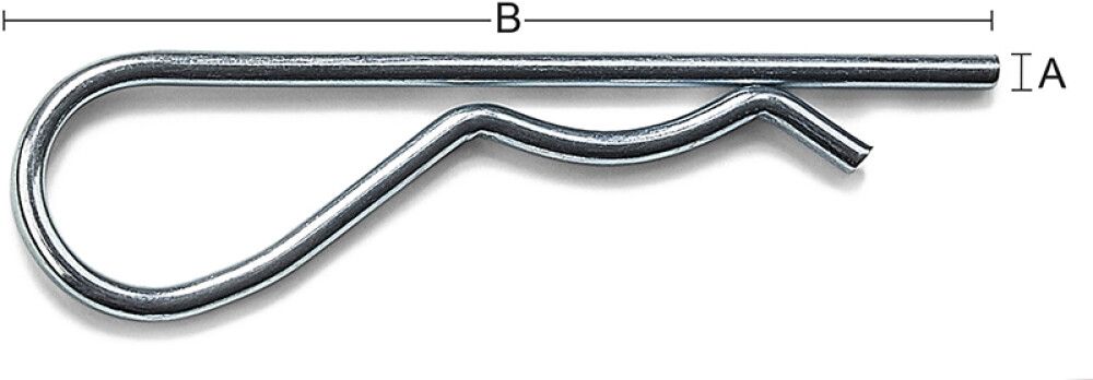 Jousisokka Habo 310-3 teräs Ø 3 mm 2 kpl/pkt