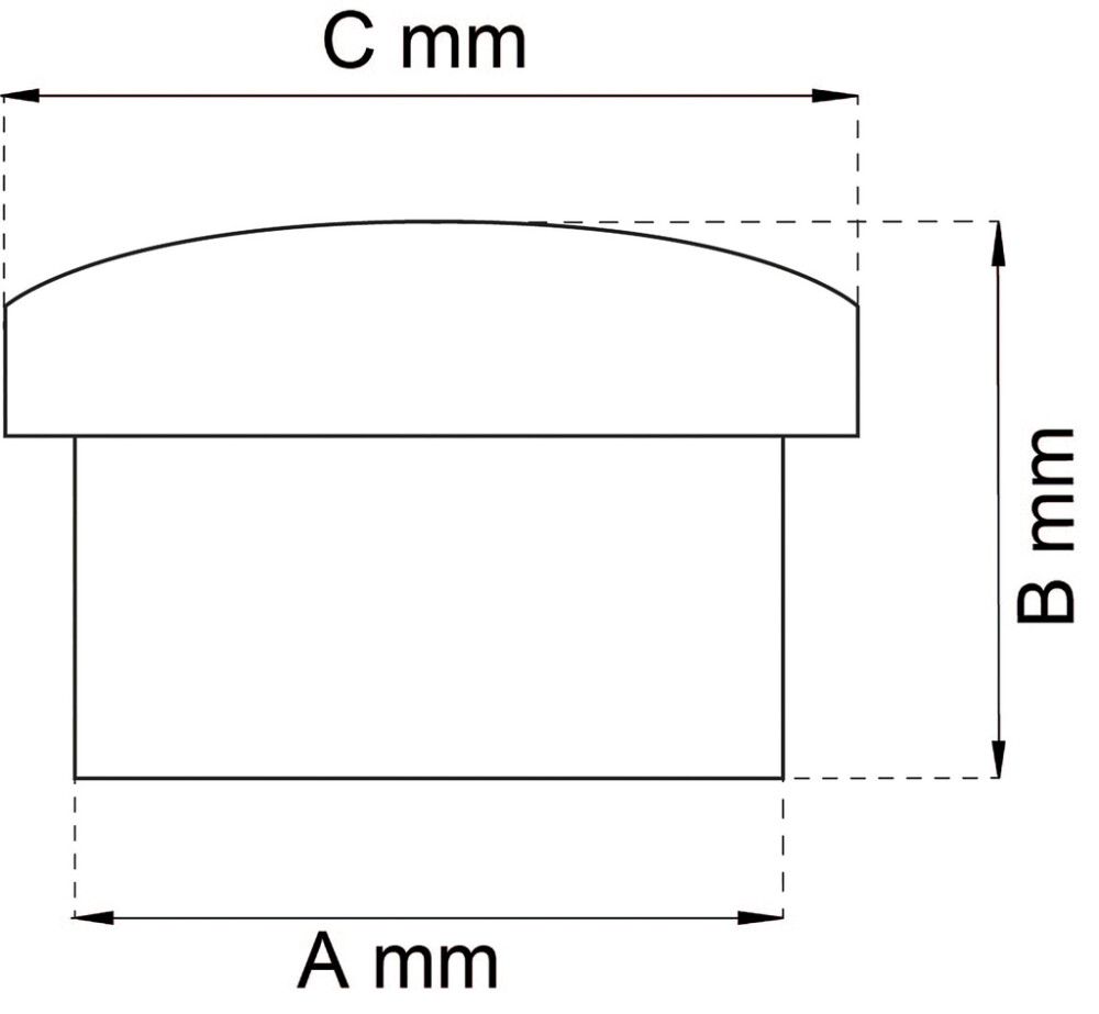 Karmitulppa Habo 750 mänty Ø 14 mm 10 kpl/pkt