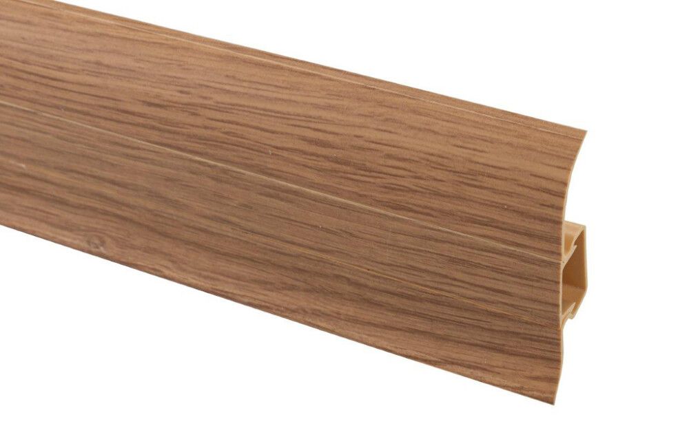 Jalkalista Maler PVC tammi 22 x 60 x 2500 mm