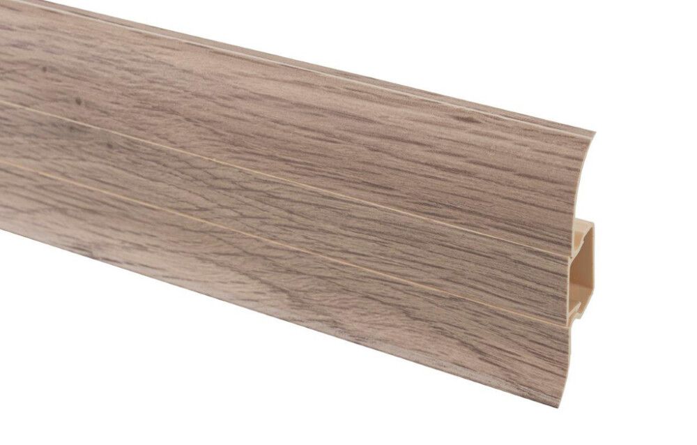 Jalkalista Maler PVC vaalea tammi 22 x 60 x 2500 mm