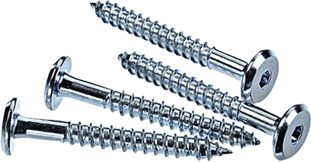 Huonekaluruuvi Habo 522 sähkösinkitty 50 mm 4 kpl/pkt