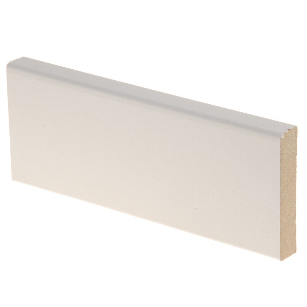 Peitelista Maler Aava MDF Puhdas valkoinen 12 x 58 x 2200 mm