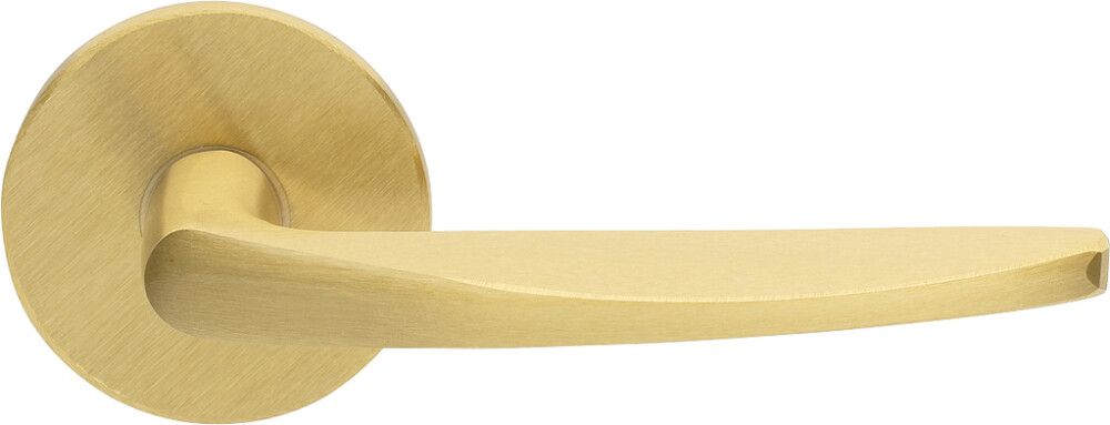 Ulko- ja sisäovenpainike Abloy Jousi 25/007 Harjattu Messinki