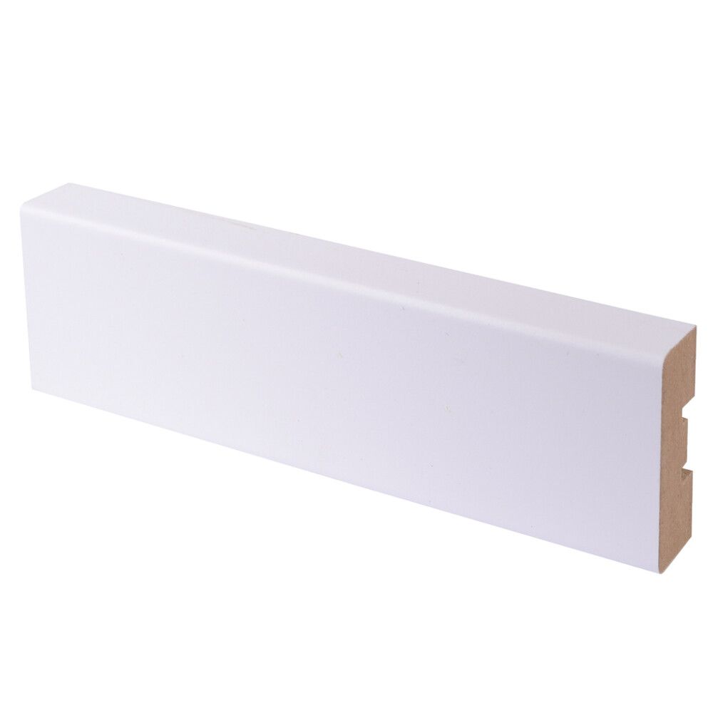 Peitelista Maler 15 x 42 x 2200 mm Puhdas Valkoinen