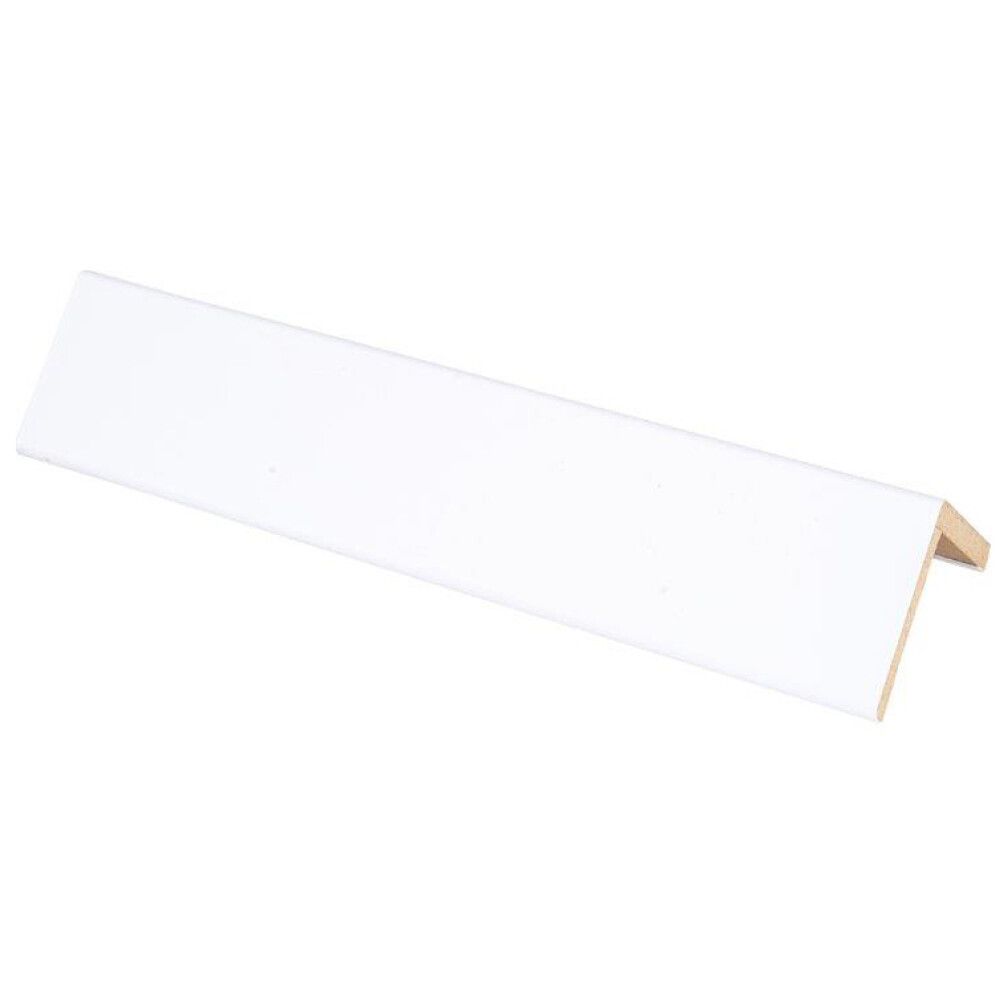 Reunalista Maler MDF puhdas valkoinen 32 x 32/28 x 2800 mm