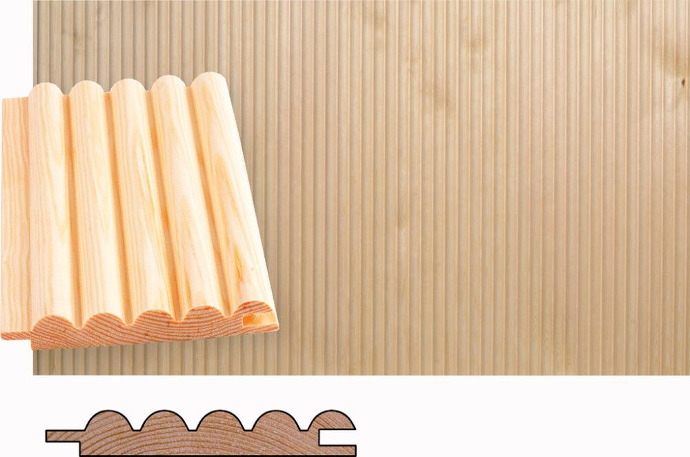 Sormipaneeli Maler mänty STK-5 14 x 93 x 2980 mm