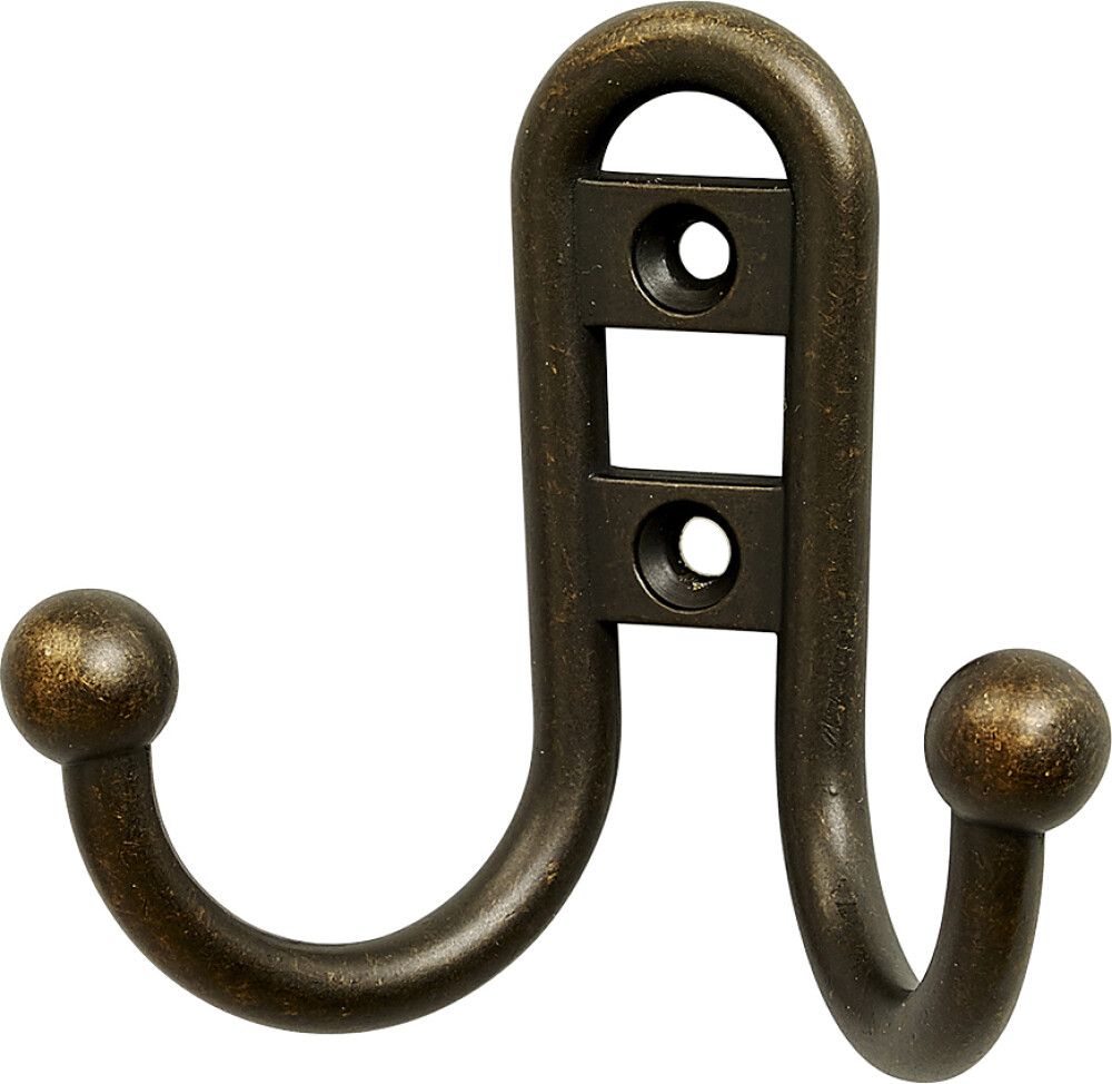 Vaatekoukku Habo 1033 Antiikkiruskea