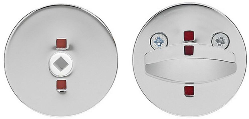 WC-vääntönuppi Abloy 007 ZN/CR