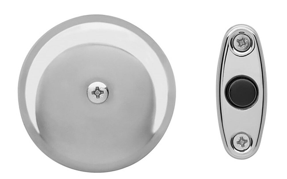 Ovikello Abloy DF64A ruostumaton teräs Ø 70 mm