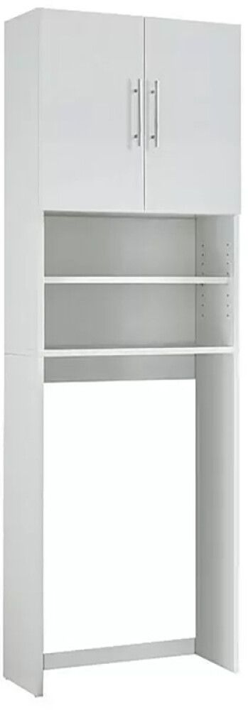 Pesukonekaappi valkoinen 64 x 25 x 190 cm