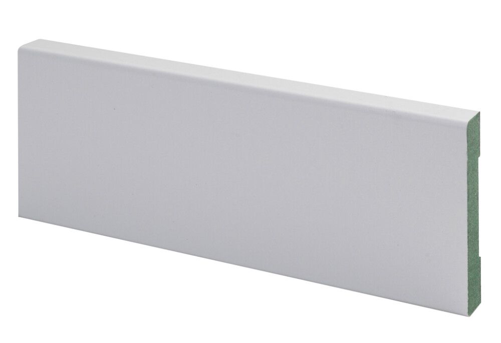 Peitelista Maler SPA E0 12 x 58 x 2400 mm MDF Valkoinen