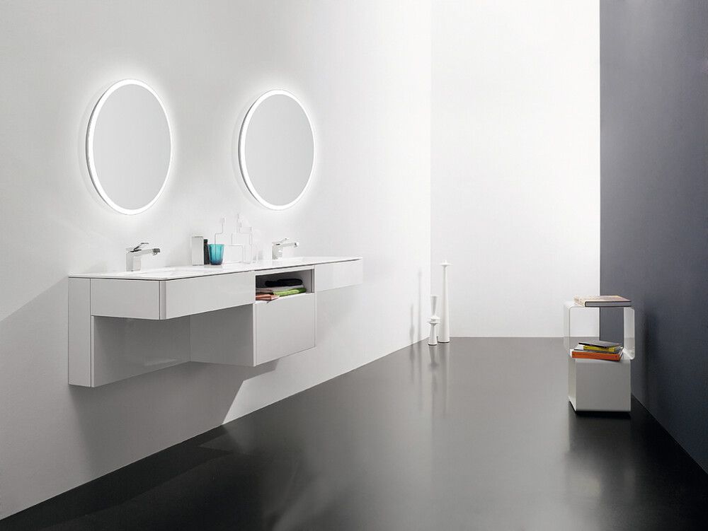 LED-valopeili DSK Silver Space Ø 60 cm