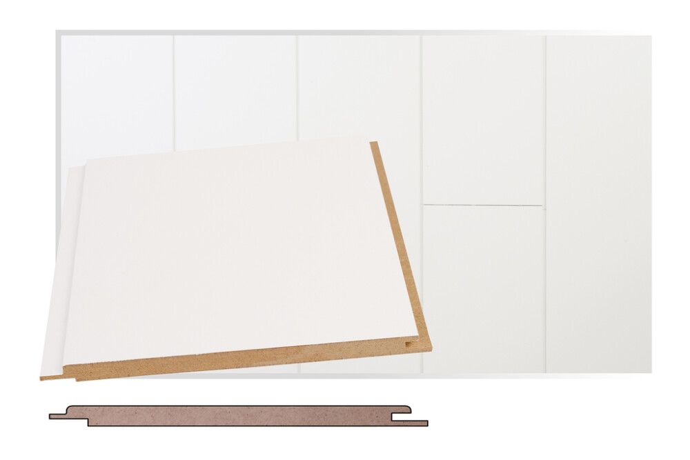 Kattopaneeli Maler SAFE Sensitive STS-5 MDF Valkoinen