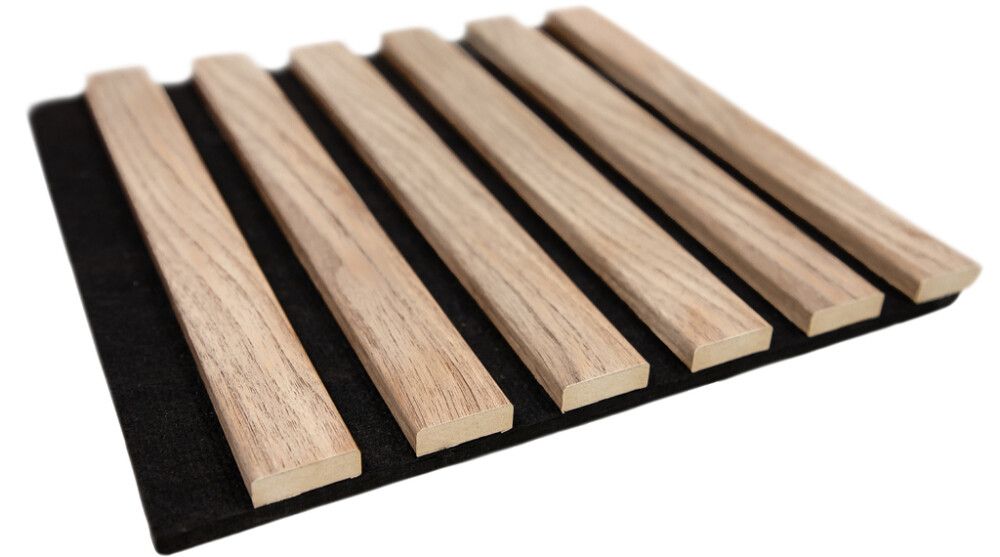 Akustiikkapaneeli Maler Louvre Acoustic Natur Tammi / musta 19 x 300 x 2800 mm