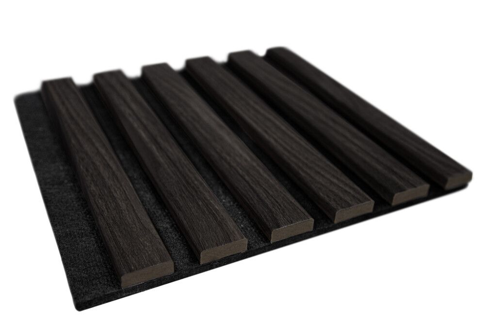 Akustiikkapaneeli Maler Louvre Acoustic Grafiitti Tammi / musta 19 x 600 x 600 mm