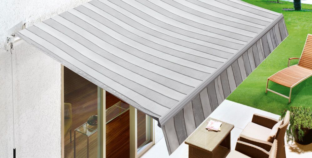 Puolikasettimarkiisi SunFun Design Harmaa 3 x 2,5 m