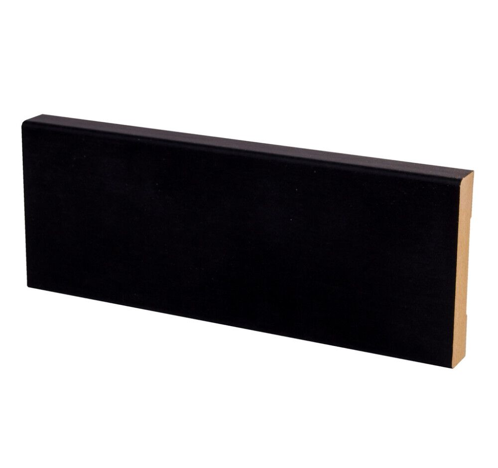 Peitelista Maler Aava MDF mel musta 12 x 58 x 2200 mm