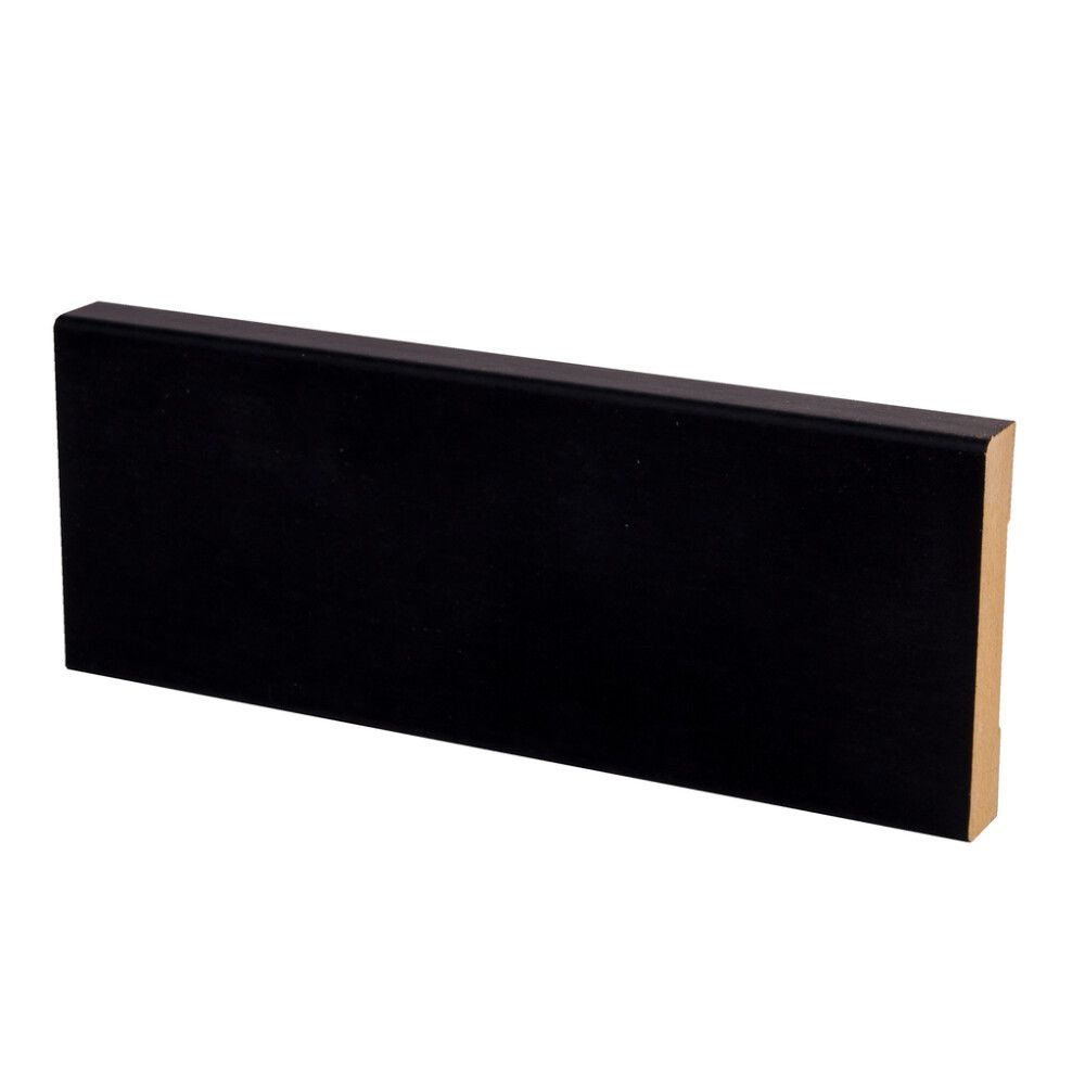 Peitelista Maler Aava MDF mel musta 12 x 70 x 2200 mm