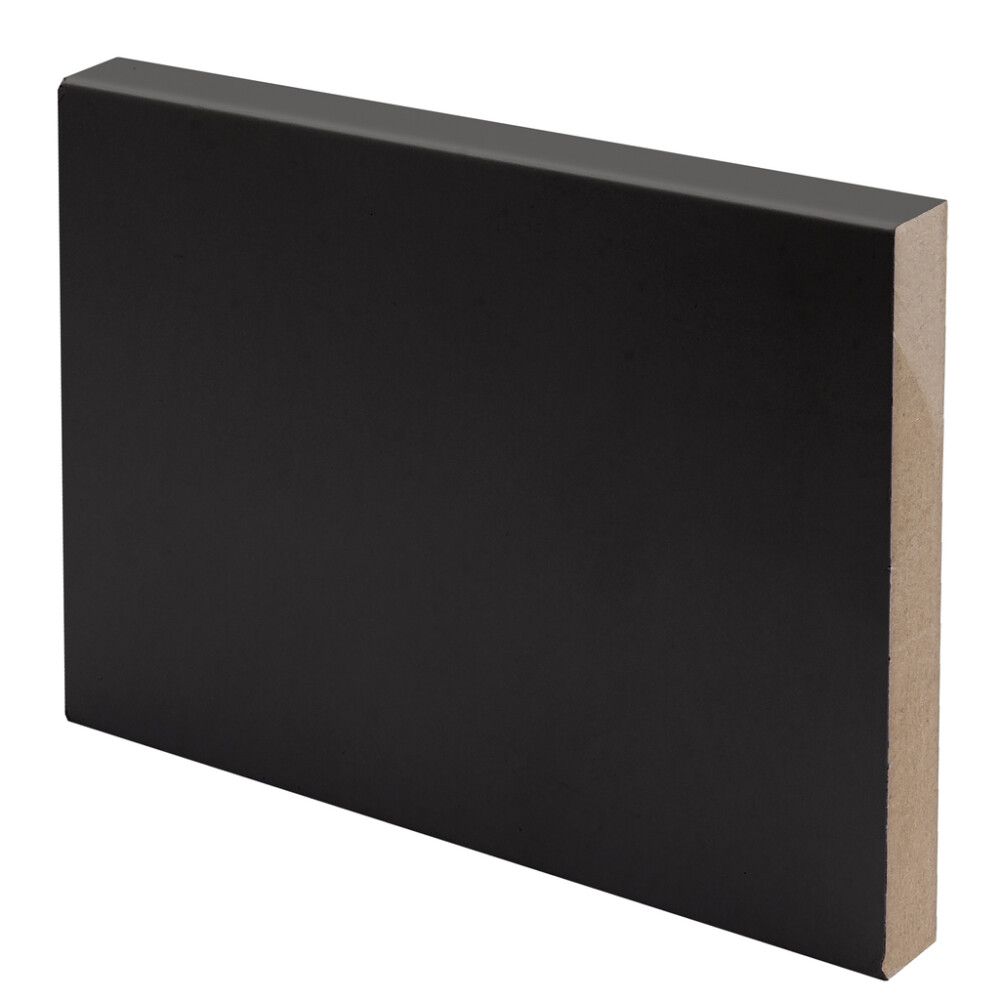Smyygilista Maler MDF mel musta 12 x 100 x 2400 mm