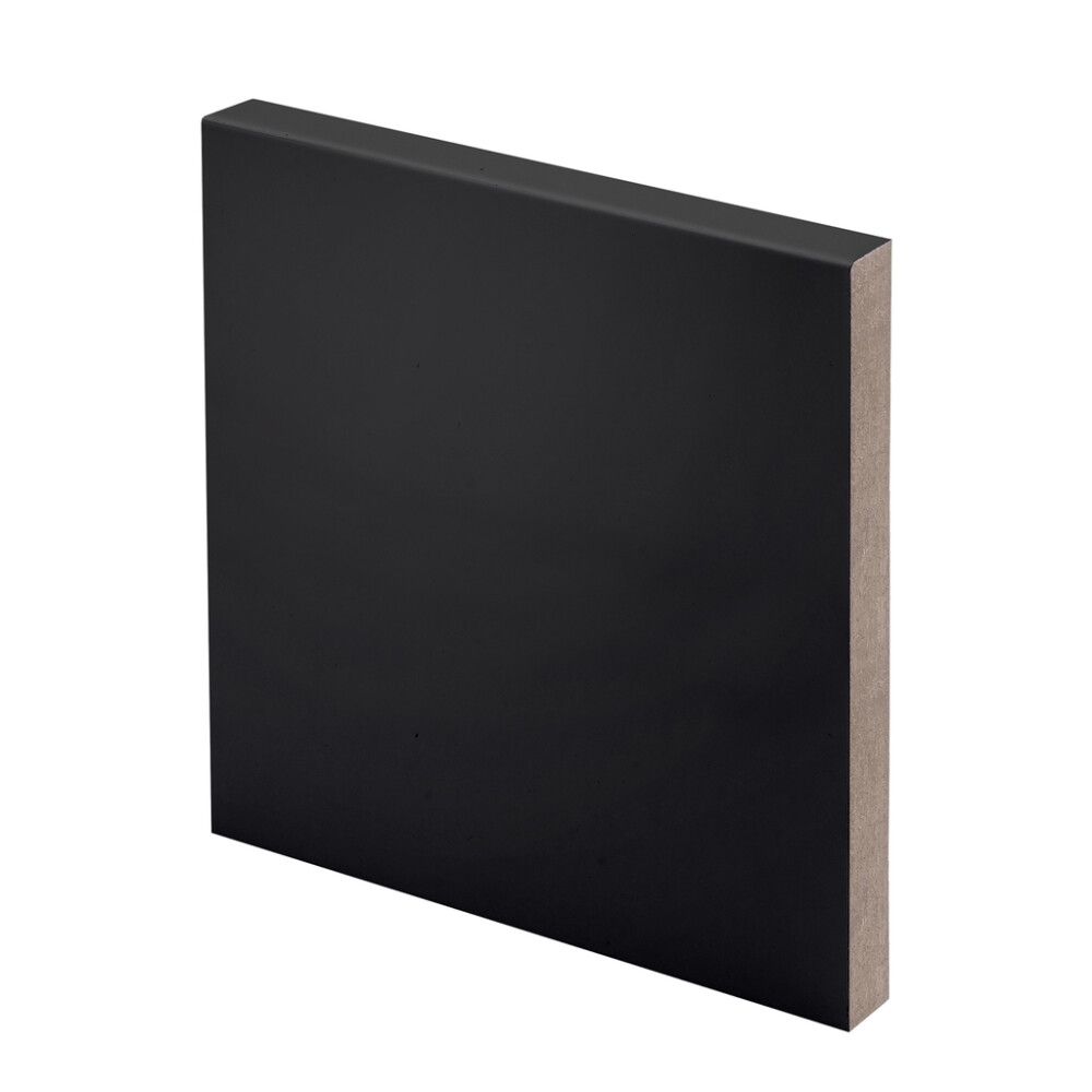 Smyygilista Maler MDF mel musta 12 x 150 x 2400 mm