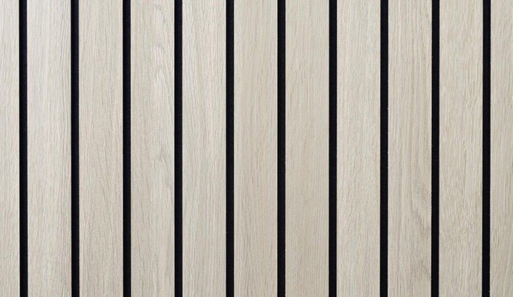 Rimapaneeli Maler Louvre MDF Mel Vanilla tammi / musta 12 x 195 x 2800 mm 3 kpl/pkt