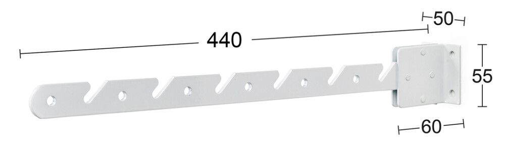 Tuuletusteline Habo 740 Valkoinen