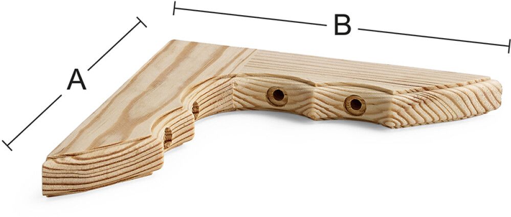 Hyllynkannatin Habo 167 mänty 150 mm