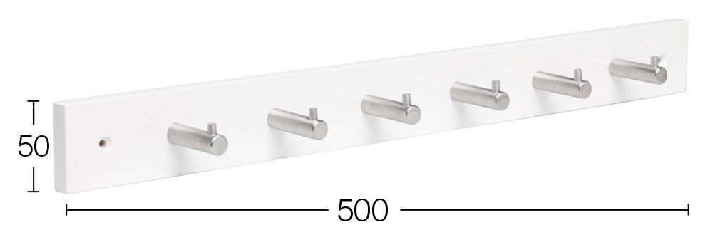 Vaatenaulakko Habo Dot Valkoinen