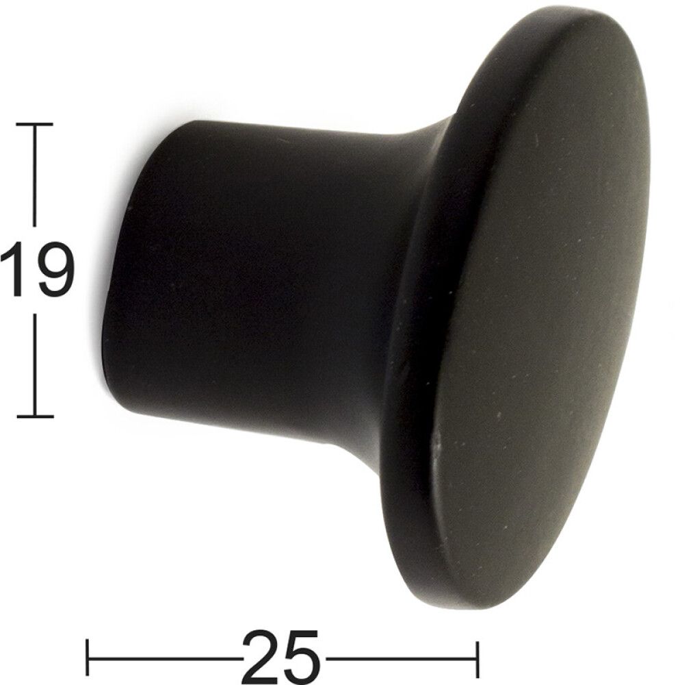 Nuppivedin Habo Henrik musta 37 x 27 mm