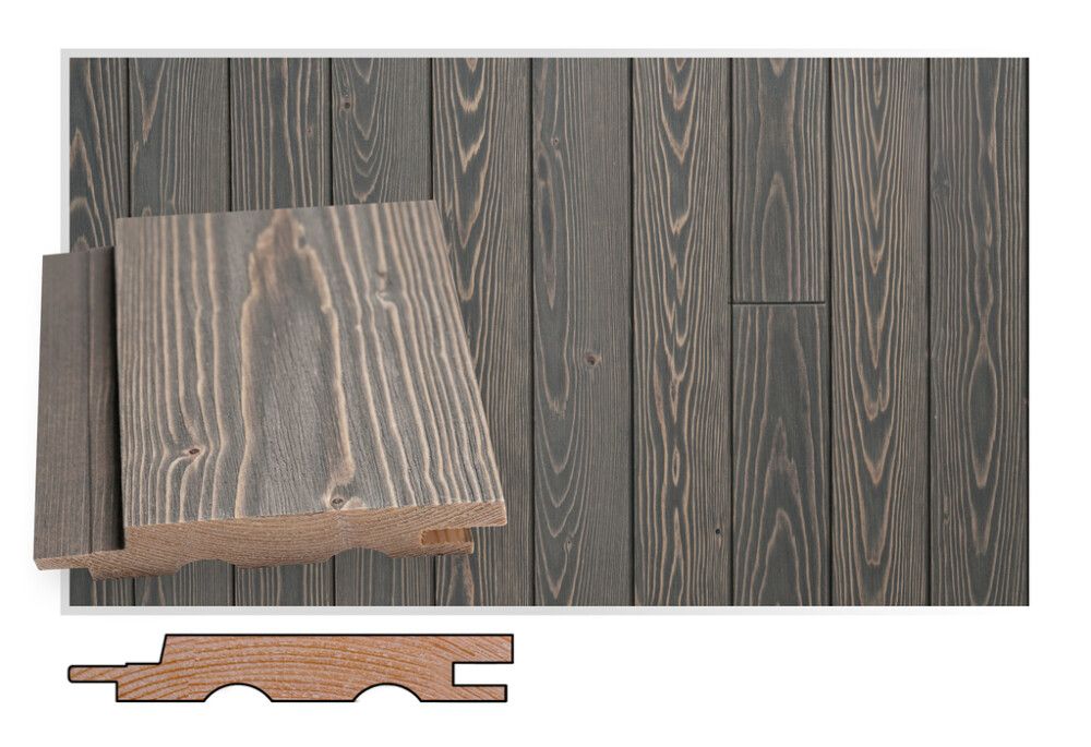 Saunapaneeli Maler Luosto SPA STS-5 Tuhka 15 x 95 mm, eri pituuksia