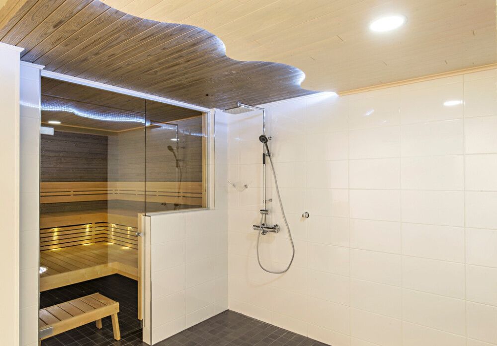 Saunapaneeli Maler Luosto SPA STS-5 Tuhka 15 x 95 mm, eri pituuksia 1800 mm