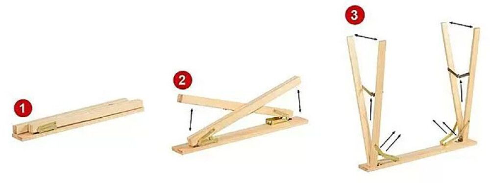 Kokoontaittuva Pukkijalka Kipli