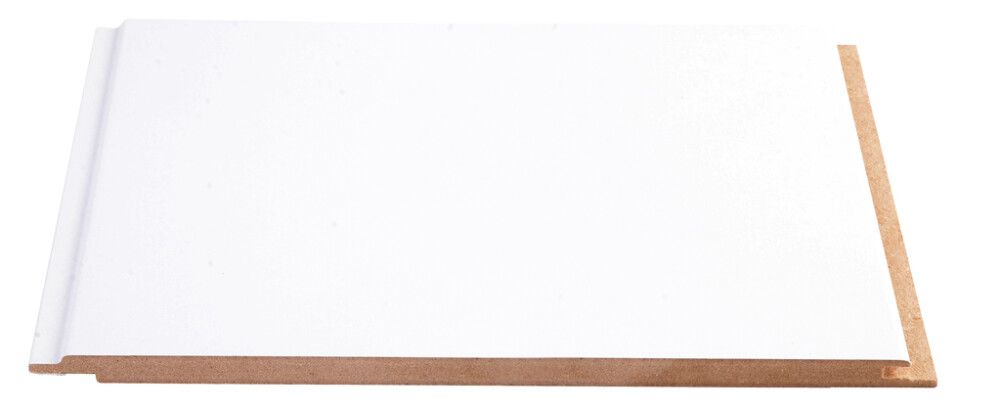 Sisustuspaneeli Maler MDF E0 STP-0 Mel Puolikiiltävä Valkoinen 10 x 195 x 2070 mm