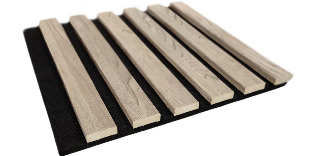 Akustiikkapaneeli Maler Louvre Acoustic Aito Tunne Kelo / musta 19 x 300 x 2800 mm