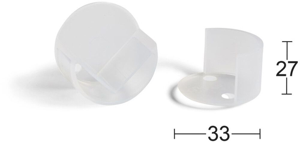 Kulmasuoja Habo 300-1 läpikuultava 4 kpl/pkt