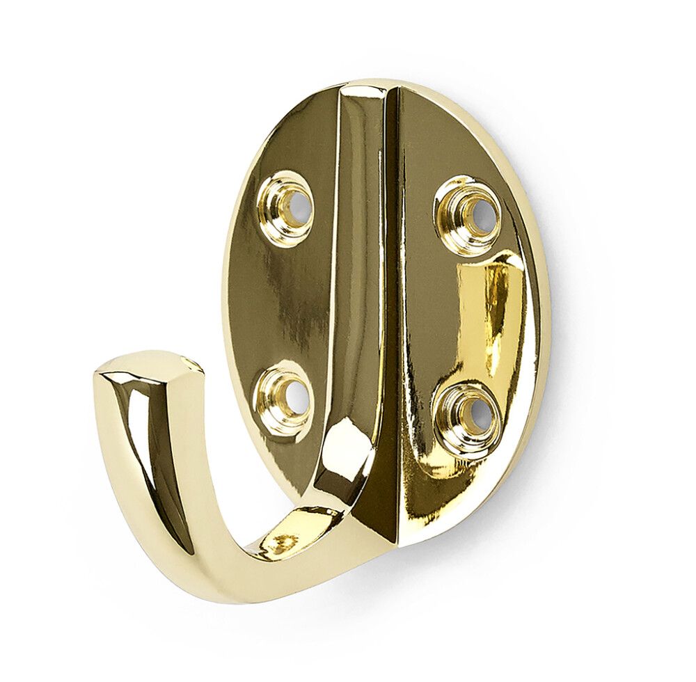 Vaatekoukku Habo 89 messingöity