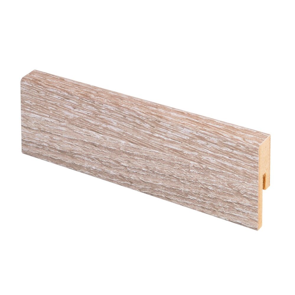 10 kpl Jalkalista Maler Aava R2 MDF Mel Crystal tammi 12 x 42 x 2750 mm