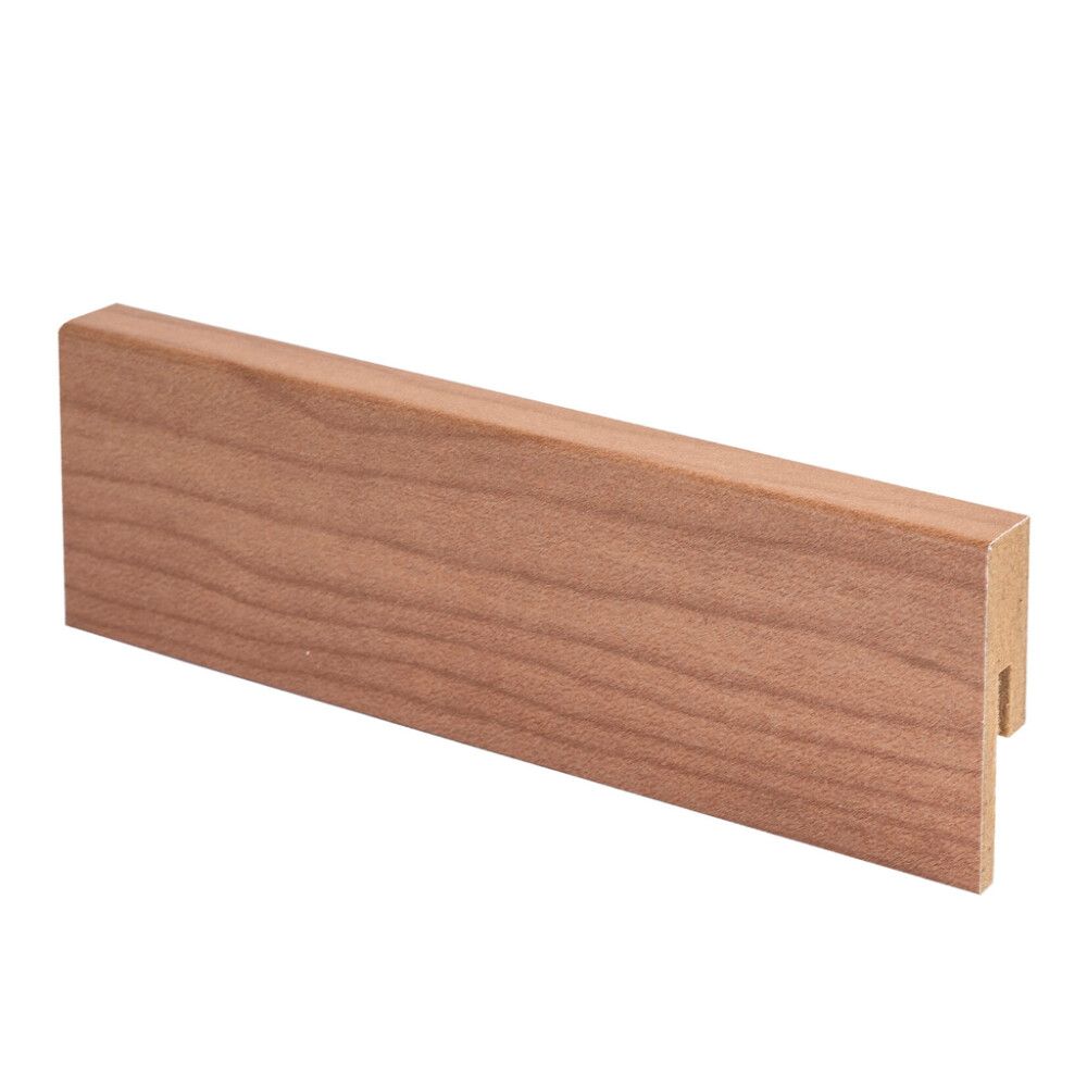 10 kpl Jalkalista Maler R2 MDF Lam Euroopan kirsikka 12 x 42 x 2750 mm