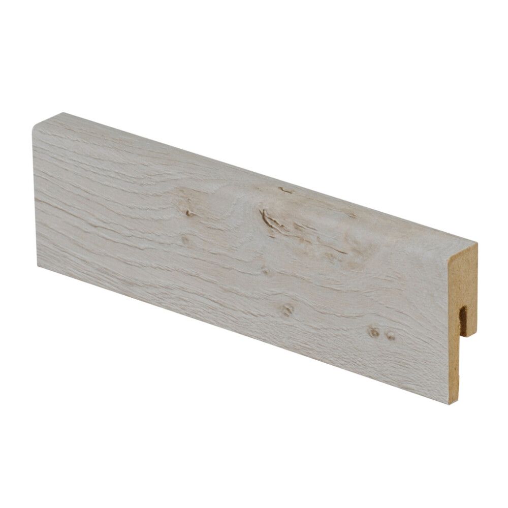 10 kpl Jalkalista Maler ART Aava R2 MDF Aito Tunne Tuhka 12 x 42 x 2750 mm