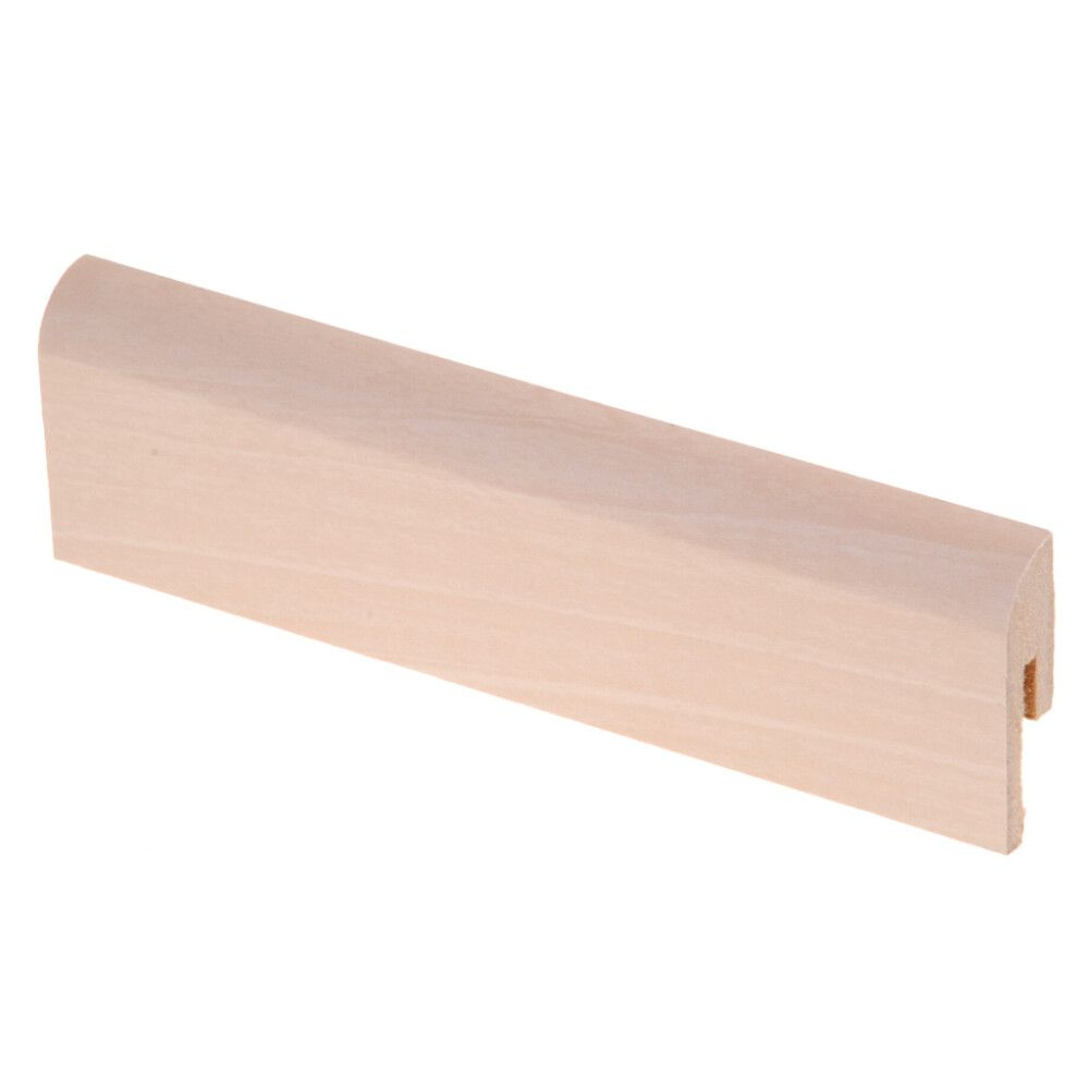 10 kpl Jalkalista Maler Pyörre R10 MDF Mel Koivu 12 x 42 x 2750 mm