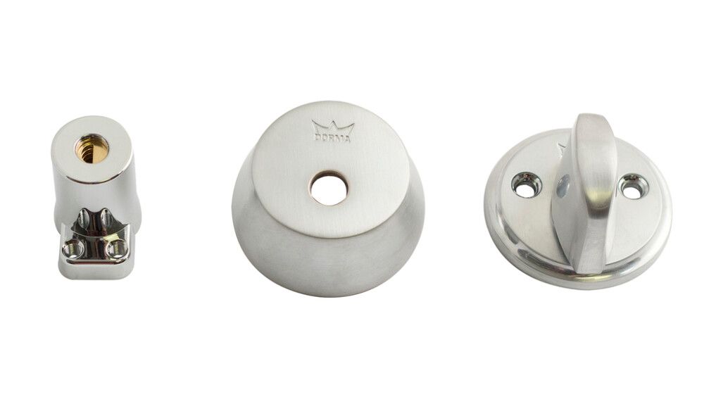 Avainpesä ja Vääntönuppisarja Habo Harjattu Kromi 46