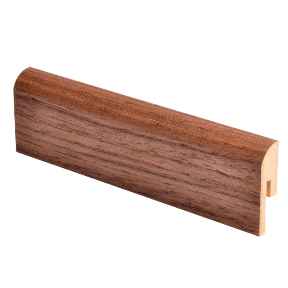 10 kpl Jalkalista Maler Pyörre R10 MDF Laminaatti Exquisite Pähkinä 12 x 42 x 2750 mm