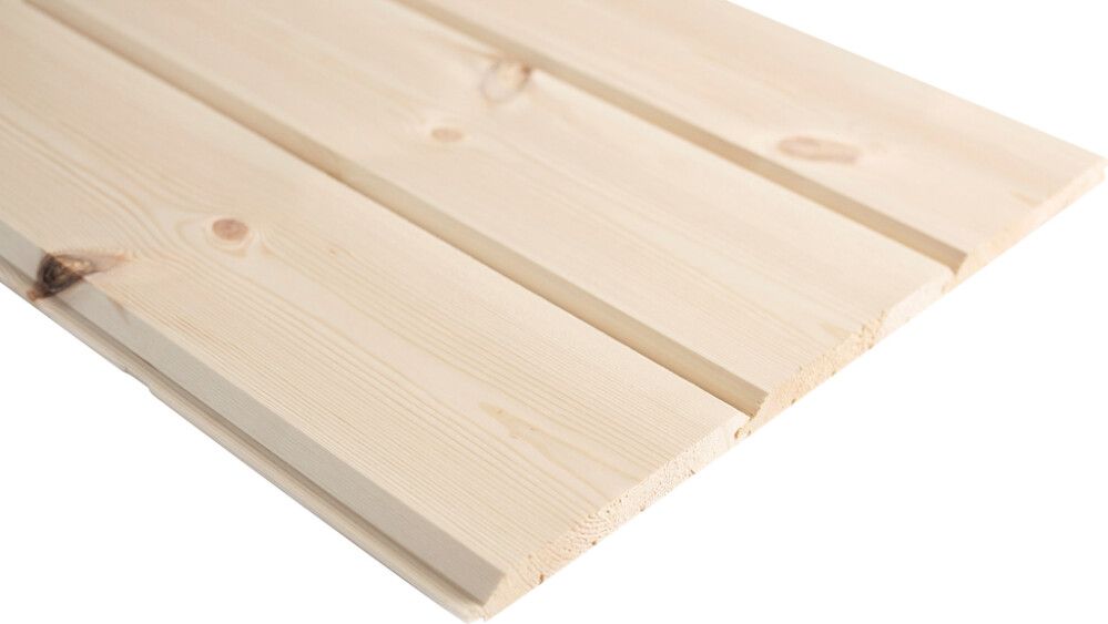 Höylähirsipaneeli STV Oksainen Mänty 16 x 169 mm (per metri)