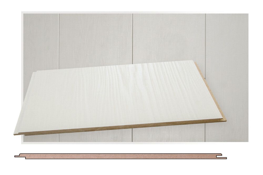 MDF-paneeli Maler STP-0 ympäripontattu 8 x 315 x 1200 mm Tekstiili Silkki